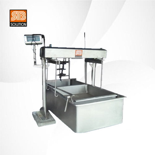 Milk Weighing Bowl With Weighing Scale